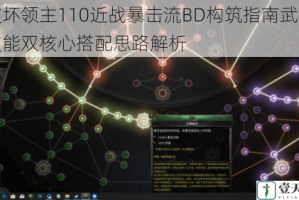 破坏领主110近战暴击流BD构筑指南武器技能双核心搭配思路解析