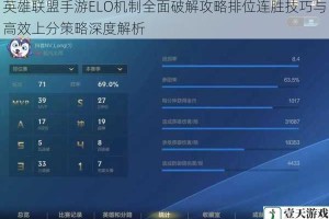 英雄联盟手游ELO机制全面破解攻略排位连胜技巧与高效上分策略深度解析