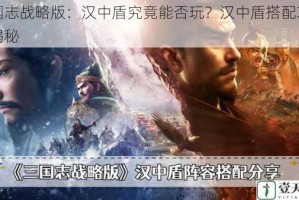 三国志战略版：汉中盾究竟能否玩？汉中盾搭配攻略大揭秘