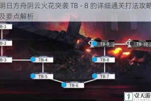 明日方舟阴云火花突袭 TB - 8 的详细通关打法攻略及要点解析