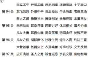 微信成语大师榜眼第 146 关如何通关？成语大师榜眼关卡图文通关攻略大揭秘