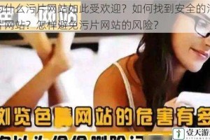 为什么污片网站如此受欢迎？如何找到安全的污片网站？怎样避免污片网站的风险？