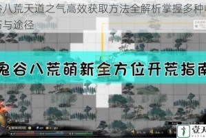 鬼谷八荒天道之气高效获取方法全解析掌握多种收集技巧与途径