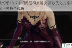 最终幻想13-2卡顿问题彻底解决 高效优化方案与流畅运行技巧全解析