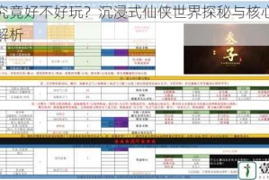 仙录究竟好不好玩？沉浸式仙侠世界探秘与核心玩法深度解析