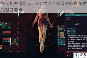 详细剖析赛博朋克 2077 中剃刀邪道的简易高效打法攻略及要点