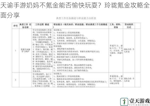 职业特点与技能分析