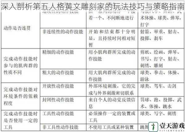 技能解析与运用