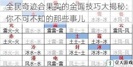 全民奇迹合果实的全面技巧大揭秘：你不可不知的那些事儿