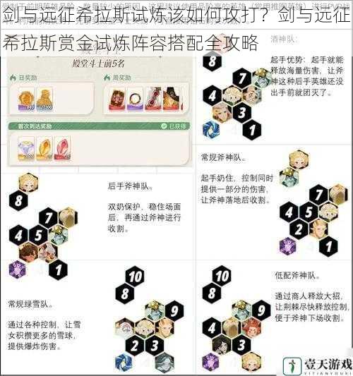 剑与远征希拉斯试炼该如何攻打？剑与远征希拉斯赏金试炼阵容搭配全攻略