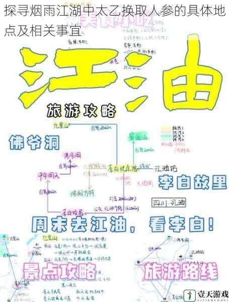 探寻烟雨江湖中太乙换取人参的具体地点及相关事宜