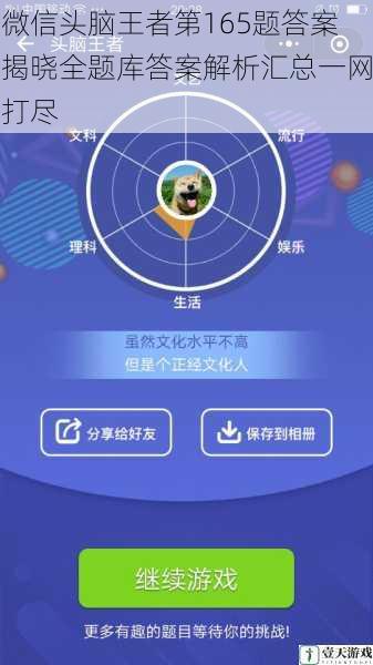 微信头脑王者第165题答案揭晓全题库答案解析汇总一网打尽
