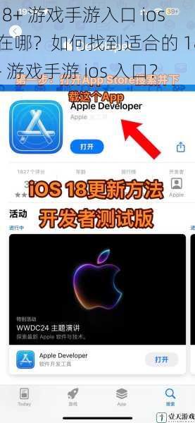 18+ 游戏手游入口 ios 在哪？如何找到适合的 18+ 游戏手游 ios 入口？