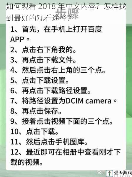 如何观看 2018 年中文内容？怎样找到最好的观看途径？