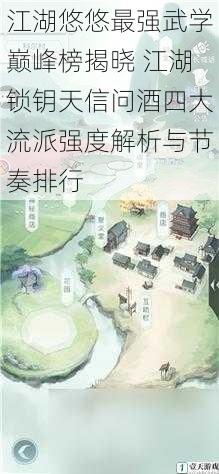 江湖悠悠最强武学巅峰榜揭晓 江湖锁钥天信问酒四大流派强度解析与节奏排行