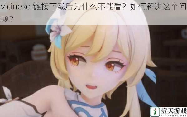vicineko 链接下载后为什么不能看?如何解决这个问题?