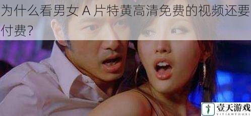 为什么看男女 A 片特黄高清免费的视频还要付费?