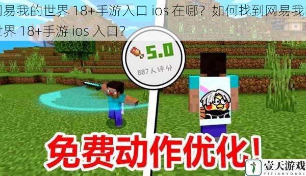 网易我的世界 18+手游入口 ios 在哪?如何找到网易我的世界 18+手游 ios 入口?