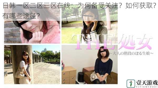 日韩一区二区三区在线:为何备受关注?如何获取?有哪些途径?