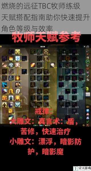 燃烧的远征TBC牧师练级天赋搭配指南助你快速提升角色等级与效率