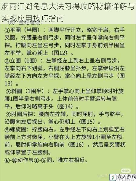 烟雨江湖龟息大法习得攻略秘籍详解与实战应用技巧指南
