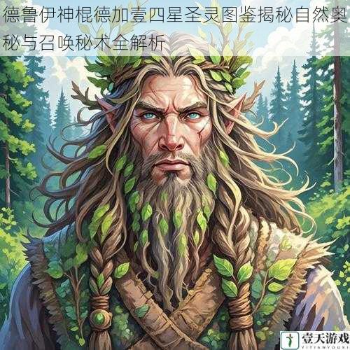 德鲁伊神棍德加壹四星圣灵图鉴揭秘自然奥秘与召唤秘术全解析