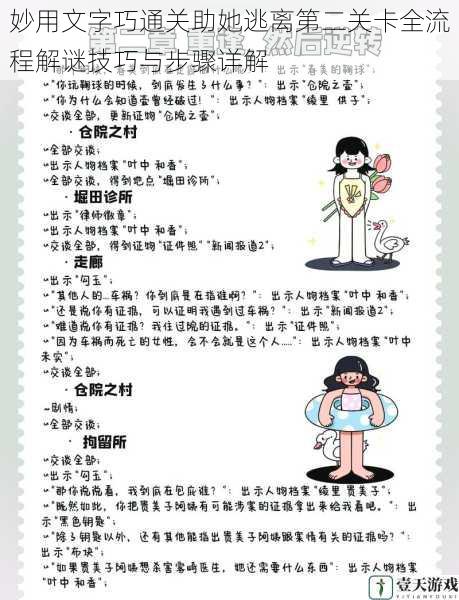 妙用文字巧通关助她逃离第二关卡全流程解谜技巧与步骤详解