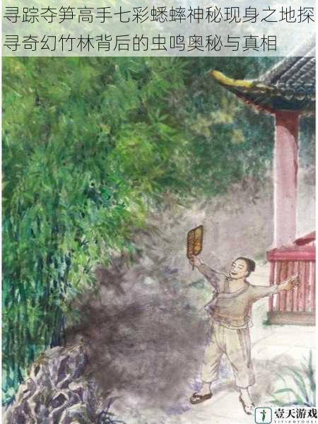 寻踪夺笋高手七彩蟋蟀神秘现身之地探寻奇幻竹林背后的虫鸣奥秘与真相