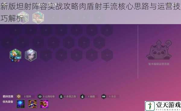 新版坦射阵容实战攻略肉盾射手流核心思路与运营技巧解析