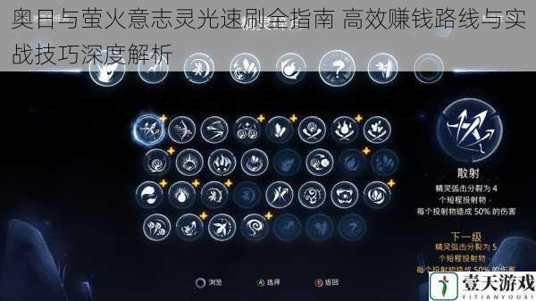 奥日与萤火意志灵光速刷全指南 高效赚钱路线与实战技巧深度解析