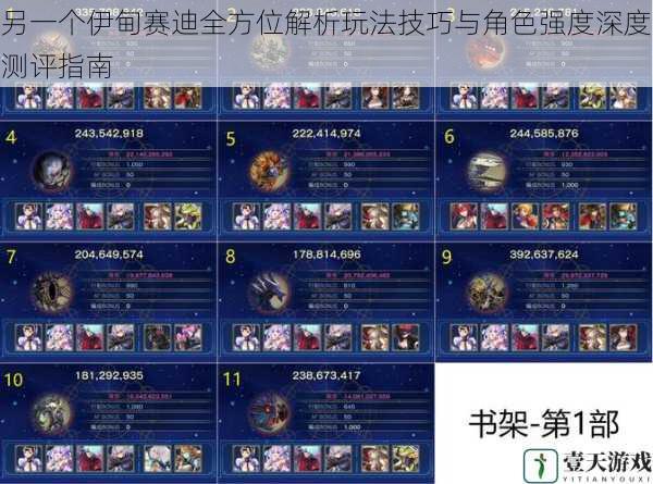 另一个伊甸赛迪全方位解析玩法技巧与角色强度深度测评指南