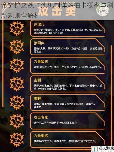 金铲铲之战卡池机制详解抽卡概率与刷新规则全解析