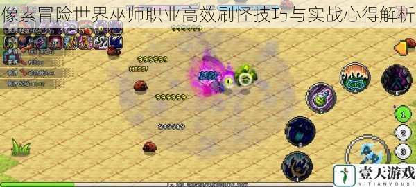 像素冒险世界巫师职业高效刷怪技巧与实战心得解析