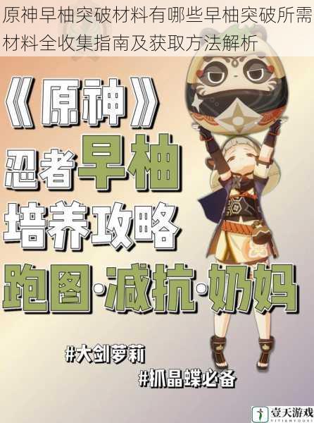 原神早柚突破材料有哪些早柚突破所需材料全收集指南及获取方法解析