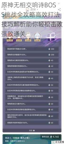 原神无相交响诗BOSS挑战全攻略高效打法技巧解析助你轻松击败强敌通关